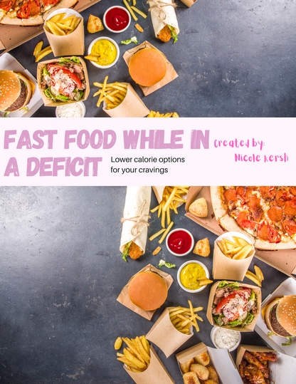 Fast Food Guide While in a Deficit